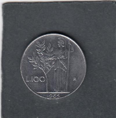 Beschrijving: 100 Lire  TREE  